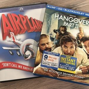 Airplane and Hangover Part II Blu-ray Combo Pack